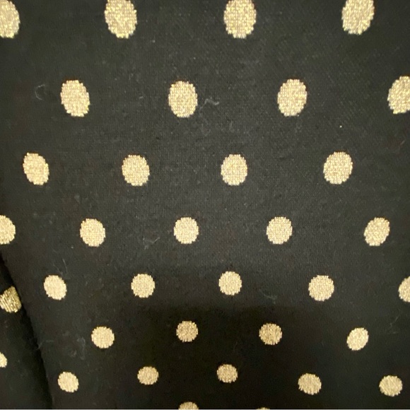 Spenser & Jeremy Black & Gold A Line Dress 👗 Sz 8 - Picture 4 of 6